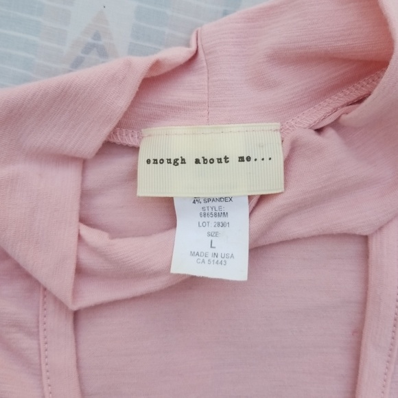 3 x $10 Enough about me... Light pink crop top - Picture 2 of 2